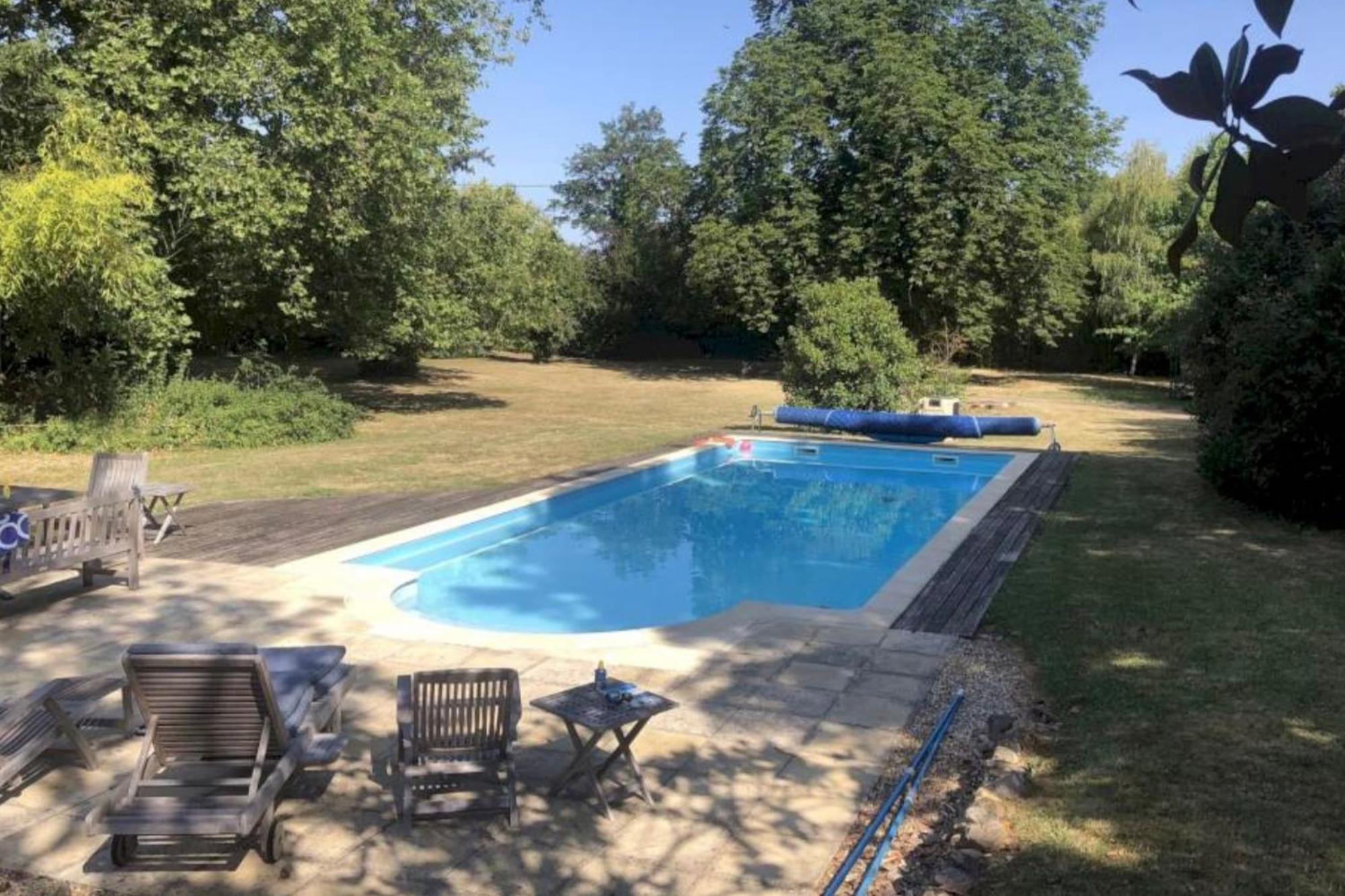 Beautiful 6 Bedroom House With Pool & Large Garden Le Pêchereau Dış mekan fotoğraf