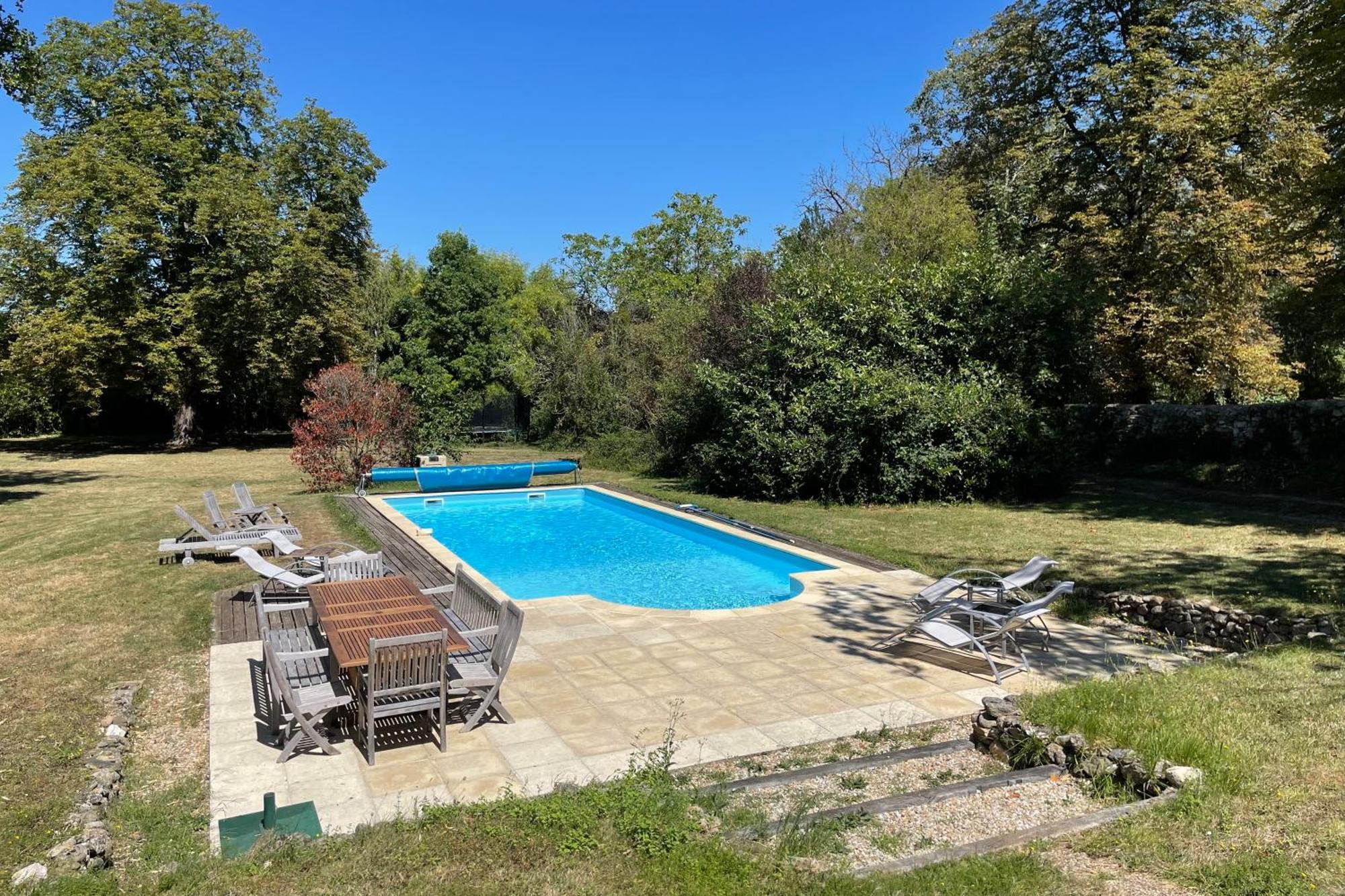 Beautiful 6 Bedroom House With Pool & Large Garden Le Pêchereau Dış mekan fotoğraf